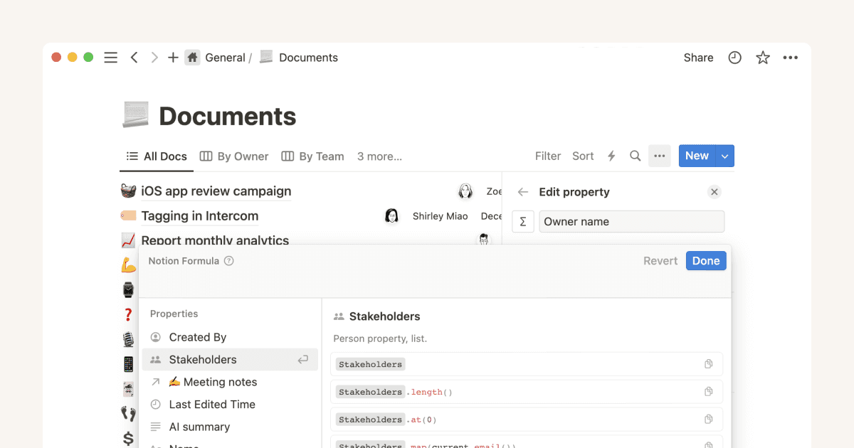 Fórmulas 2.0: cómo usar las fórmulas nuevas y mejoradas de Notion con tus configuraciones existentes